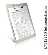 Loan application form 