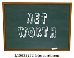 netz, wert, wörter, geschrieben, auf, schule, kreide ausschuß, to, illustrieren, lernen, finanziell, bildung, und, buchhhaltung, training, to, figur, summe, reichtum, wert, von, aktiva, gegen, schulden, oder, kosten