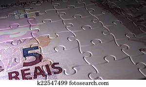 brésilien, vrai, puzzle