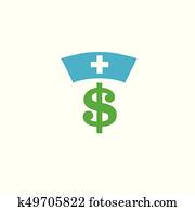 Healthcare costs and expenses showing concept of expensive health care