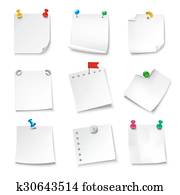 Note Papers Blank Note Papers Blank