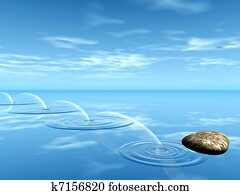 Rock skipping Rock skipping