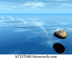Skipping a rock Skipping a rock
