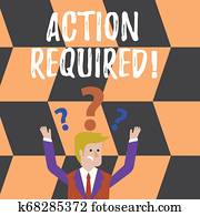 Word writing text Anti Corruption. Business concept for designed eradicate or prevent dishonest fraudulent conduct Confused Businessman Raising Both Arms with Question Marks Above his Head.