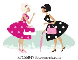 ראטרו, גברות