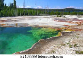 Abyss Pool of Yellowstone