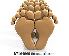 Cartoon feet Cartoon feet