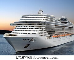 Cruise ship. Cruise ship.