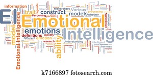 Emotional intelligence background concept Emotional intelligence background concept