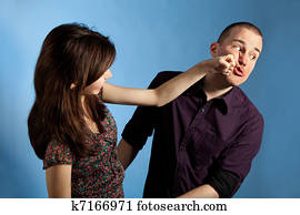 Frau, mit, zwei, sexy, männer Stock Fotografie | k7370965 | Fotosearch