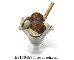 Ice cream sundae Ice cream sundae