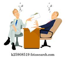 Man giving a bribe Man giving a bribe