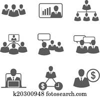 icon business office icon business office