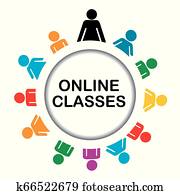 Online classes icon Online classes icon