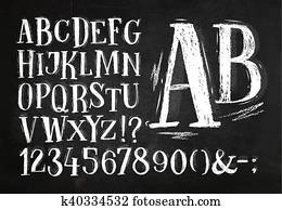 Pencil font alphabet Pencil font alphabet