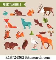 יער, בעלי חיים, וקטור, קבע