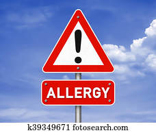 alergia, ilustração