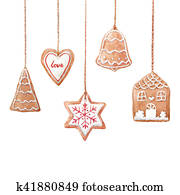 Christmas gingerbread cookies Christmas gingerbread cookies