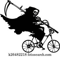 Grim Reaper on a Bicycle Grim Reaper on a Bicycle