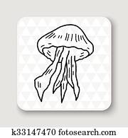 Jellyfish doodle Jellyfish doodle