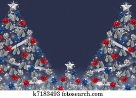 military dog tags on Christmas tree military dog tags on Christmas tree