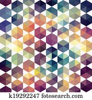 Triangles pattern of geometric shapes. Colorful mosaic backdrop. Geometric hipster retro background, place your text on the top of it. Retro triangle background. Backdrop
