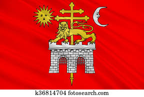 Flag of Albi, France Flag of Albi, France