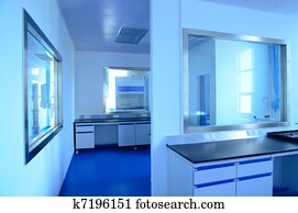 laboratório, interior