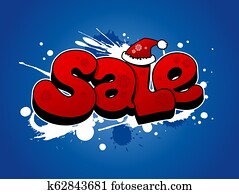 Christmas sale illustration. Christmas sale illustration.