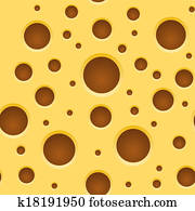Seamless Cheese Pattern, Texture. Seamless Cheese Pattern, Texture.