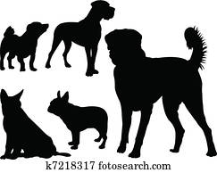 ボクサー犬 クリップアート 切り張り イラスト 絵画 集 K1131 Fotosearch