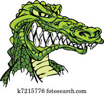 Alligator Mascot Vector Cartoon Alligator Mascot Vector Cartoon