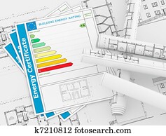 Energy Certificate concept Energy Certificate concept