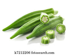 fresh okra fresh okra