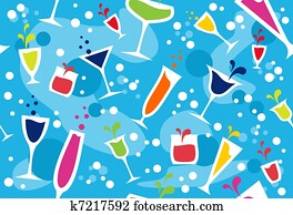Multicolour cocktail pattern Multicolour cocktail pattern