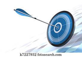 blue target and arrow over a modern background image is placed on the bottom right side blue target and arrow over a modern background image is placed on the bottom right side