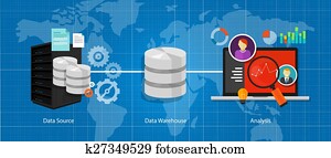 dados, negócio, inteligência, armazém, base dados