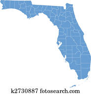 Florida map by counties Florida map by counties