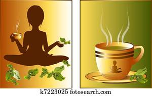 green tea. green tea.