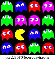 retro electronic game retro electronic game