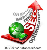SEO positive red arrow SEO positive red arrow