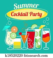 summer, cocktails, parteischablone summer, cocktails, parteischablone
