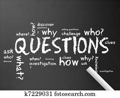 לוח לגיר, -, שאלות