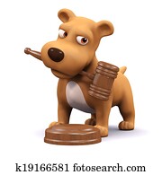 3d Auctioneer puppy 3d Auctioneer puppy