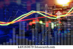 Business concept of stock market background design Business concept of stock market background design