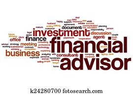 Financial advisor word cloud