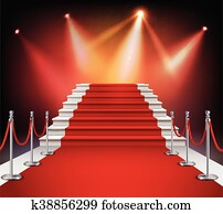 Red Carpet With Stairs Red Carpet With Stairs