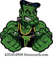 פרנקנשטיין, מפלצת