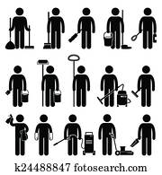 Cleaner Man Cleaning Tools Cleaner Man Cleaning Tools