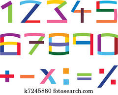 Colorful number set